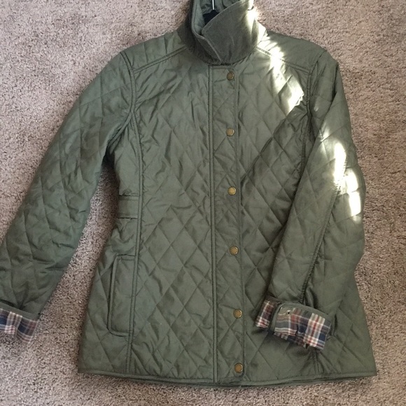 L.L. Bean Jackets & Blazers - L.L.BEAN Olive Green Quilted Jacket